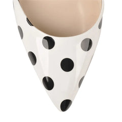 Black Polka Dot Stiletto Pumps
