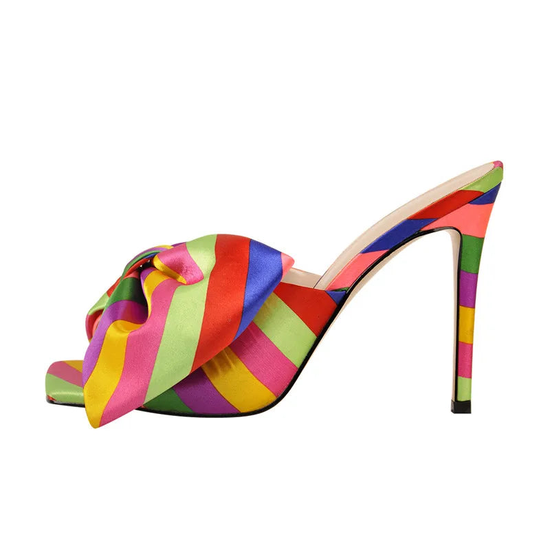 Cute Bow Peep Toe Sandals