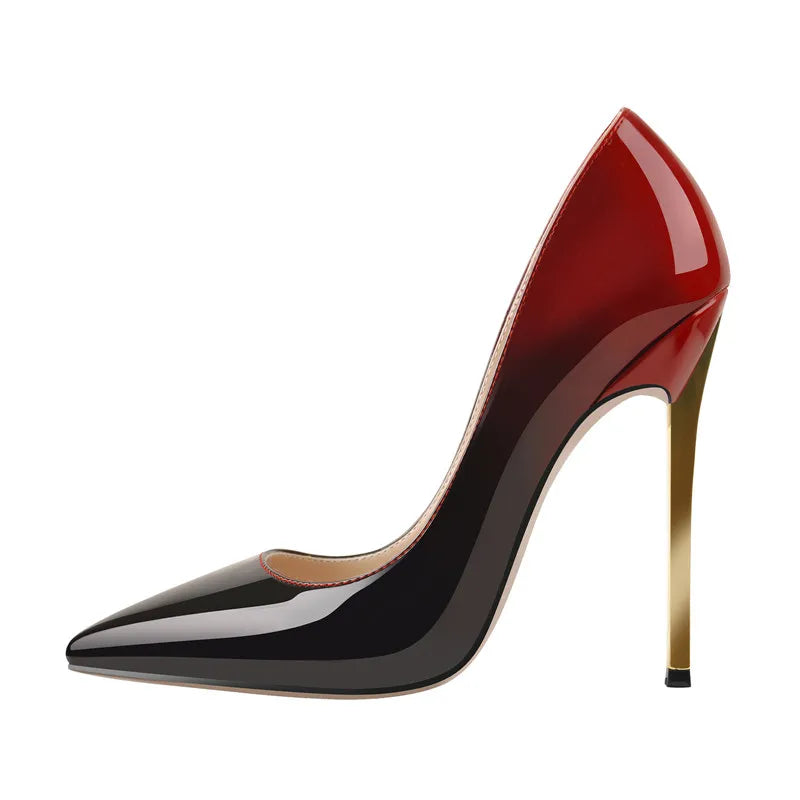 Pointed Toe Thin Metal Heels