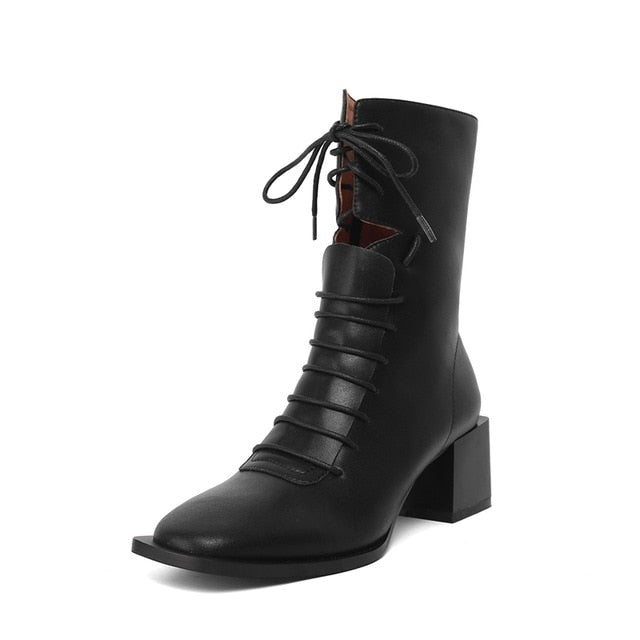 High Heel Warm Zipper Women's Footwear