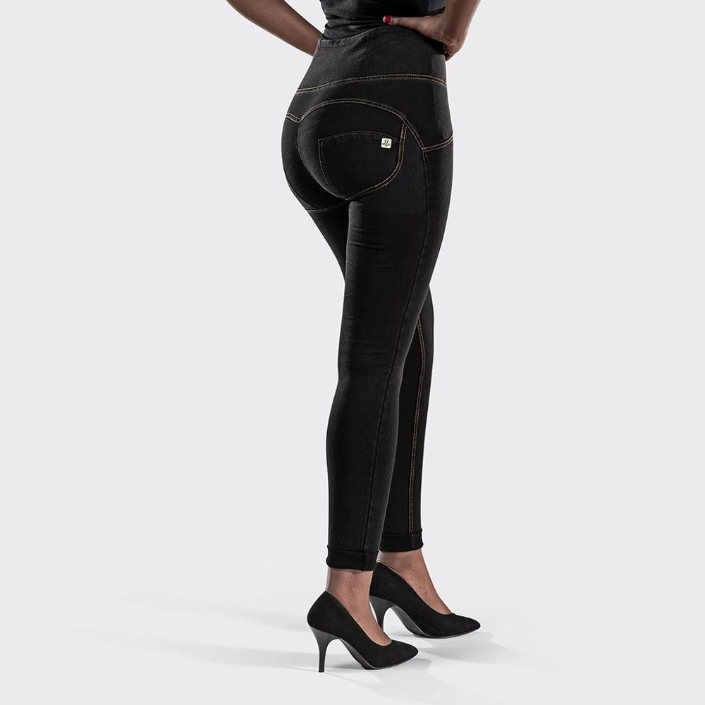 High Waist Women's Zipper Fly Denim Jeans Pants