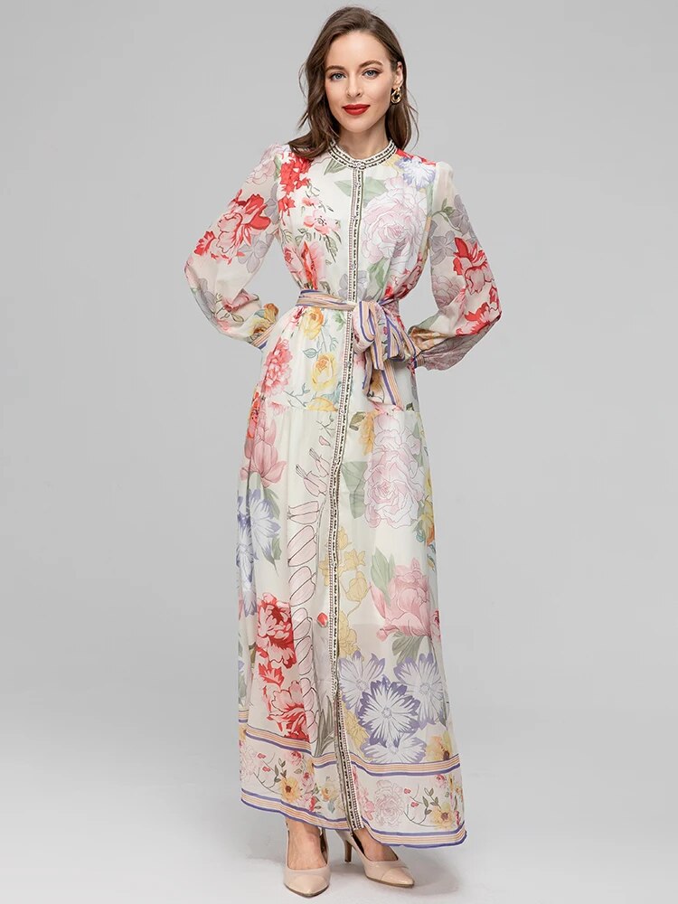 Long Lantern Sleeve Women's Cocktail & Party Dress