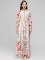 Long Lantern Sleeve Women's Cocktail & Party Dress