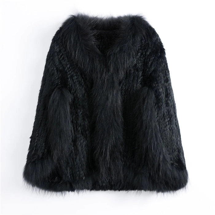 Loving Memories Women's Collar Poncho Coat