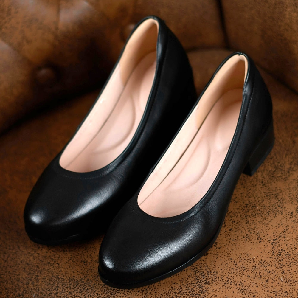 Med Square Women's High Heels