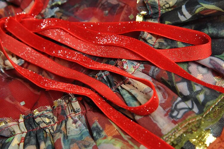 Mesh Flare Sleeve Women's Maxi Dress