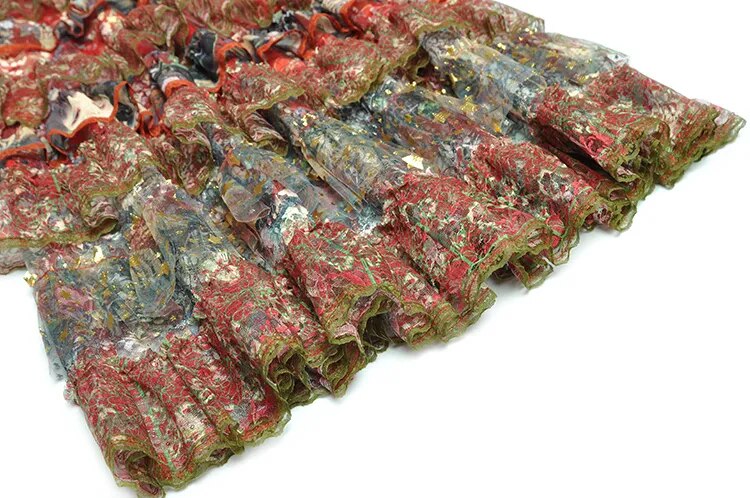 Mesh Flare Sleeve Women's Maxi Dress