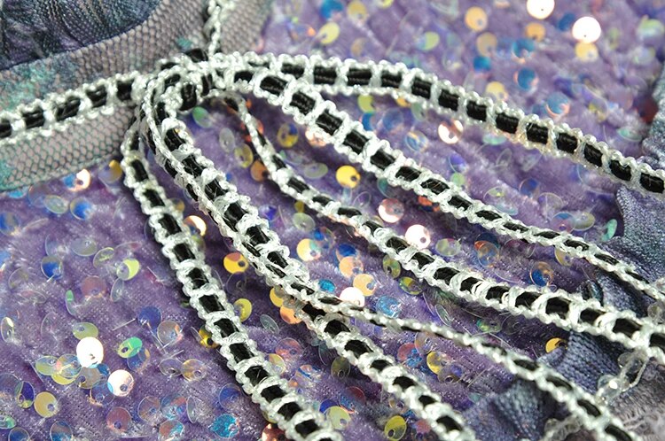 Mesh Ruffles Women's Evening Party Dress