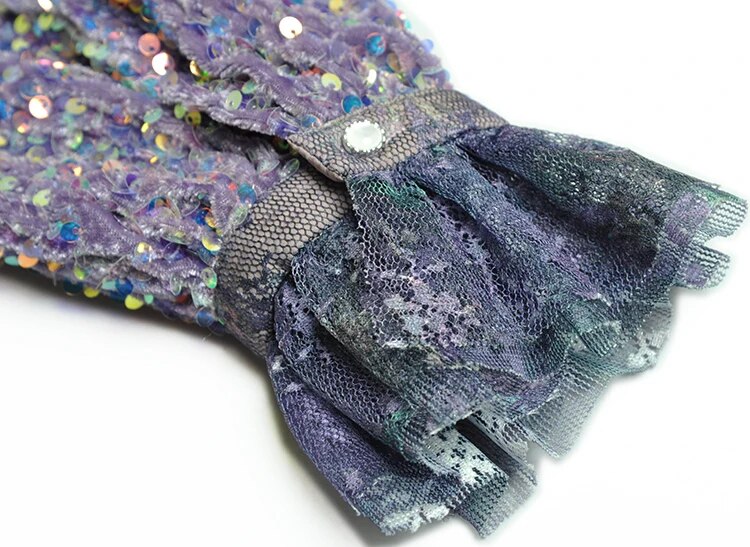 Mesh Ruffles Women's Evening Party Dress