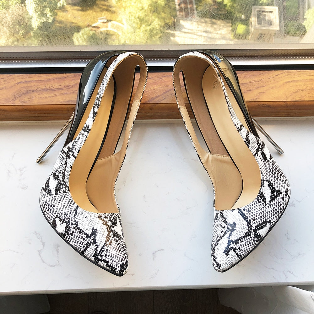 Pointed Toe Women Extremely Metal High Heels