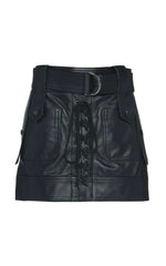 Real Plus Size Women's Genuine Lambskin Leather Skirt