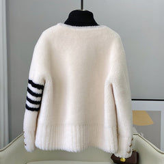 Real Wool Women's Fur Coat