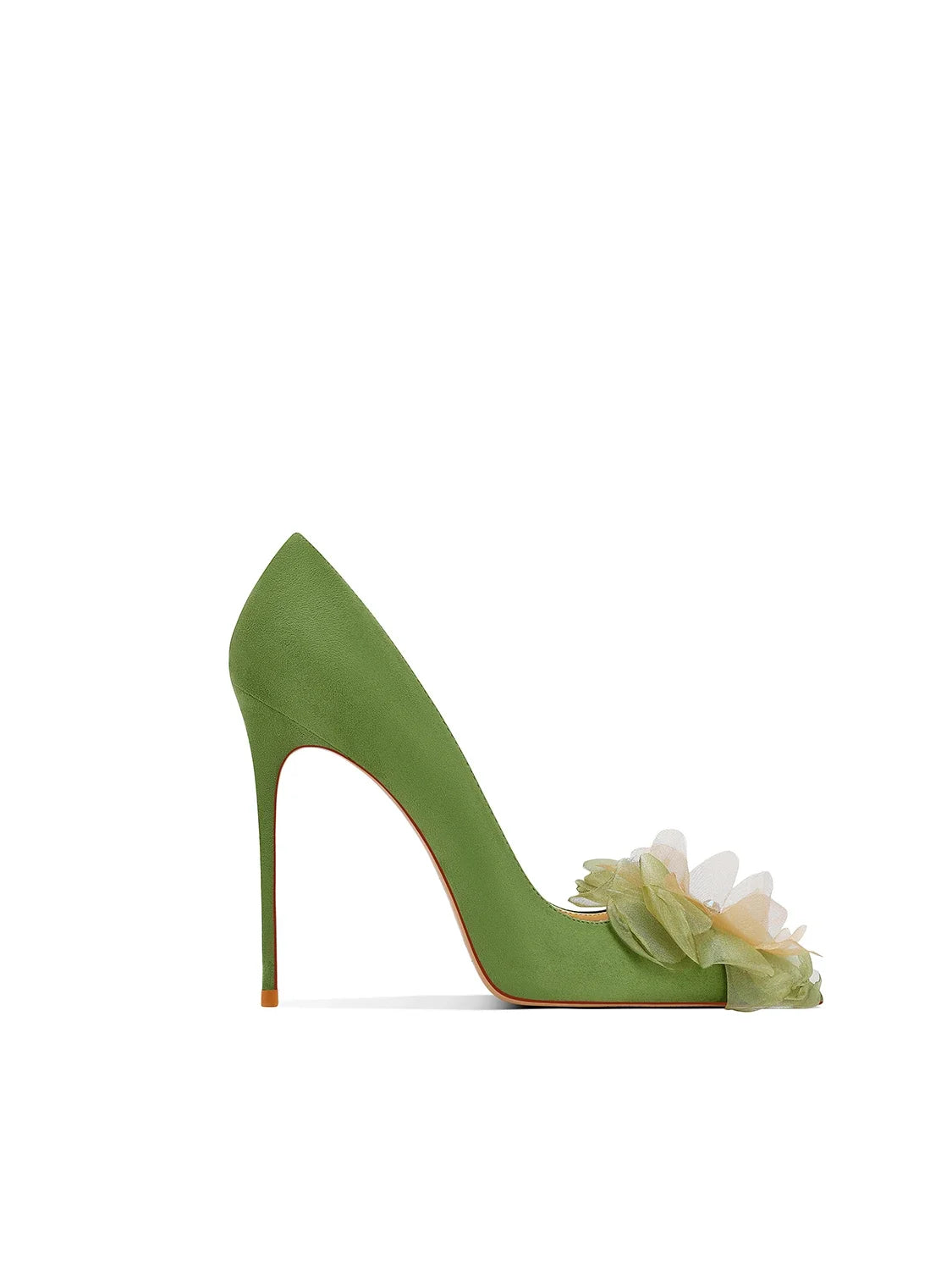 Modish Flower Banquet Stiletto High Heels