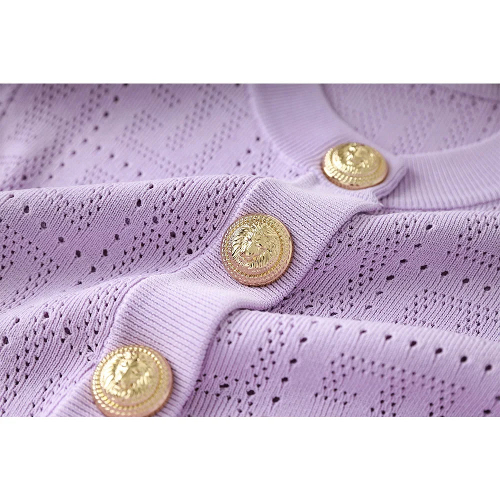 See-through Thin Knitting Cardigan