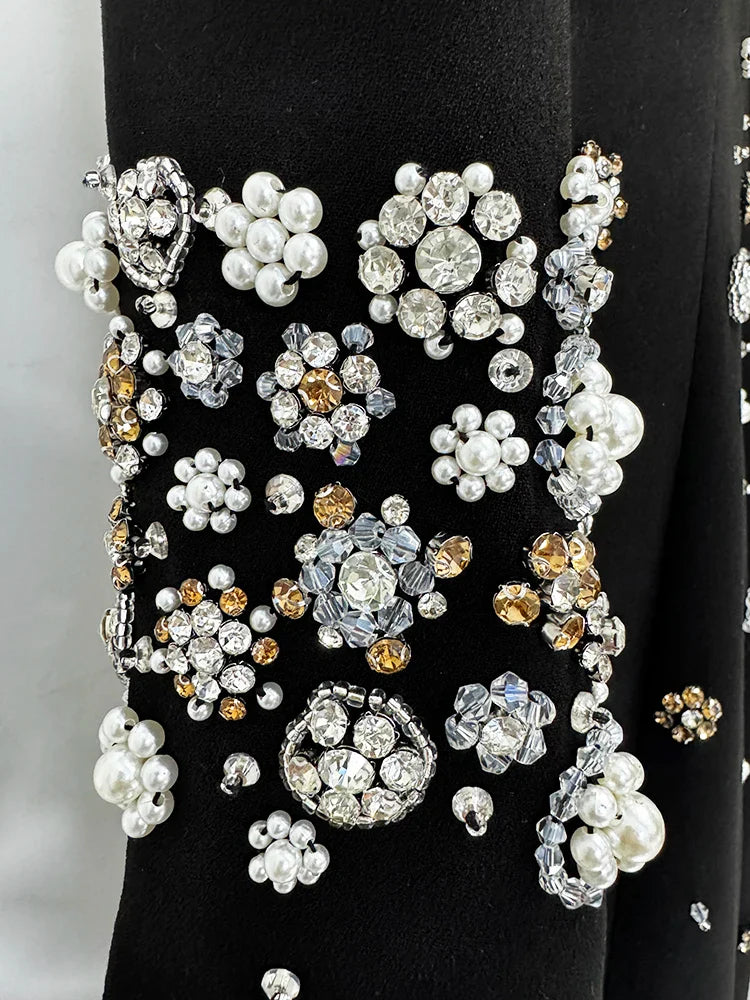 Luxurious Beaded Maxi Dress