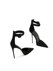 Trendy One-Word Strap High Heels