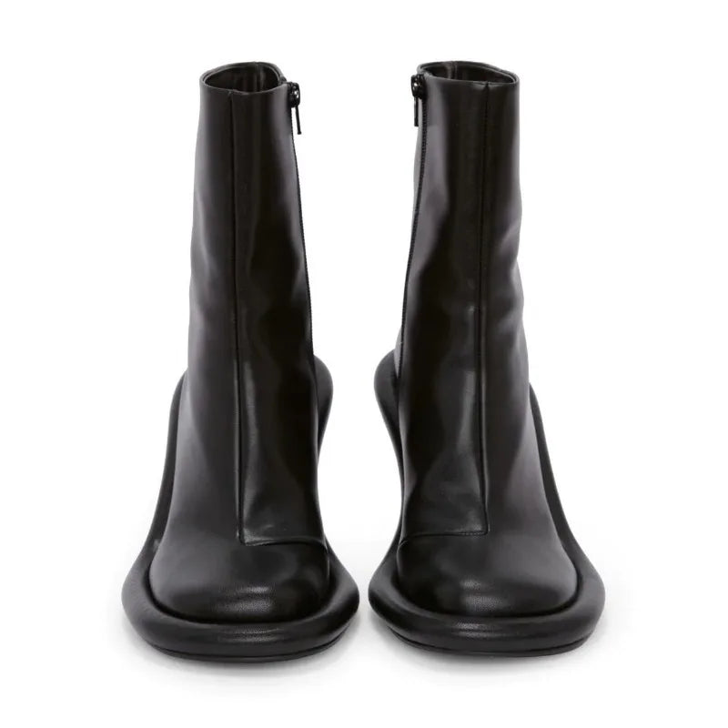 Denim Elegance Short Boots