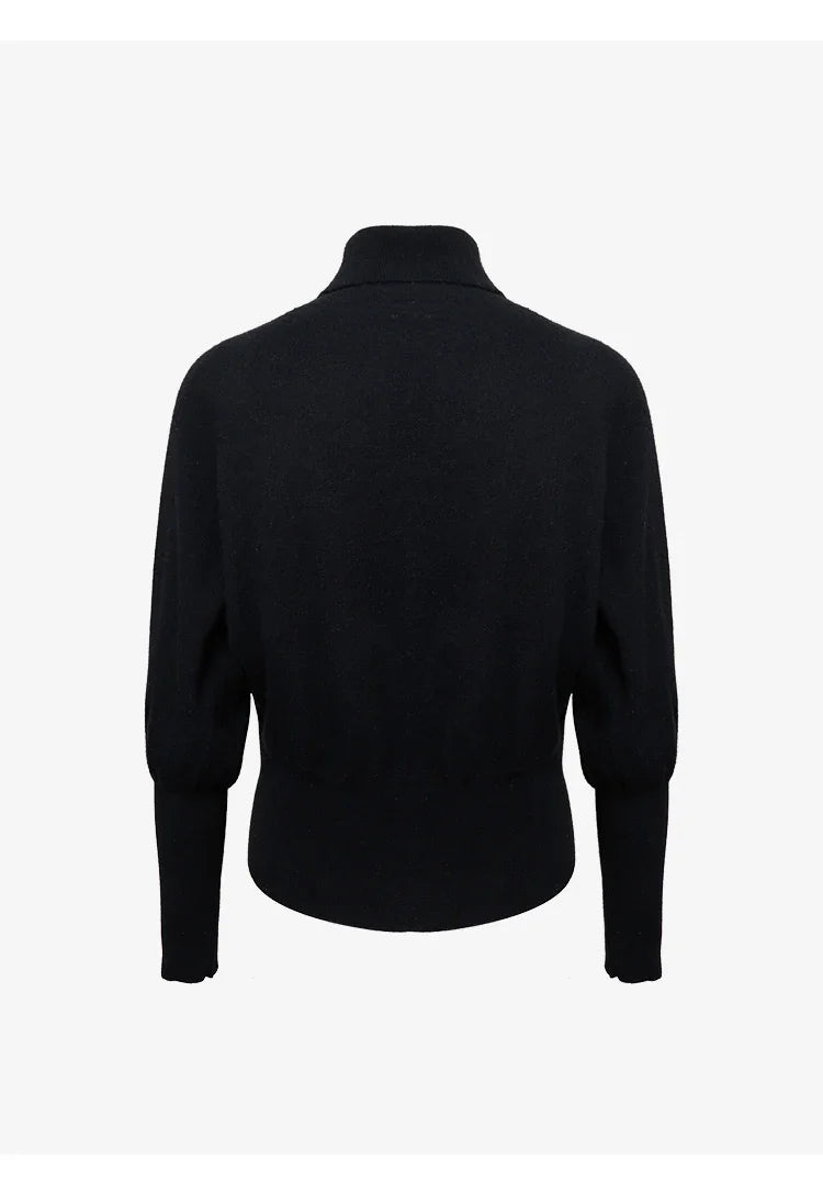 Mock Pocket Turtleneck Sweater