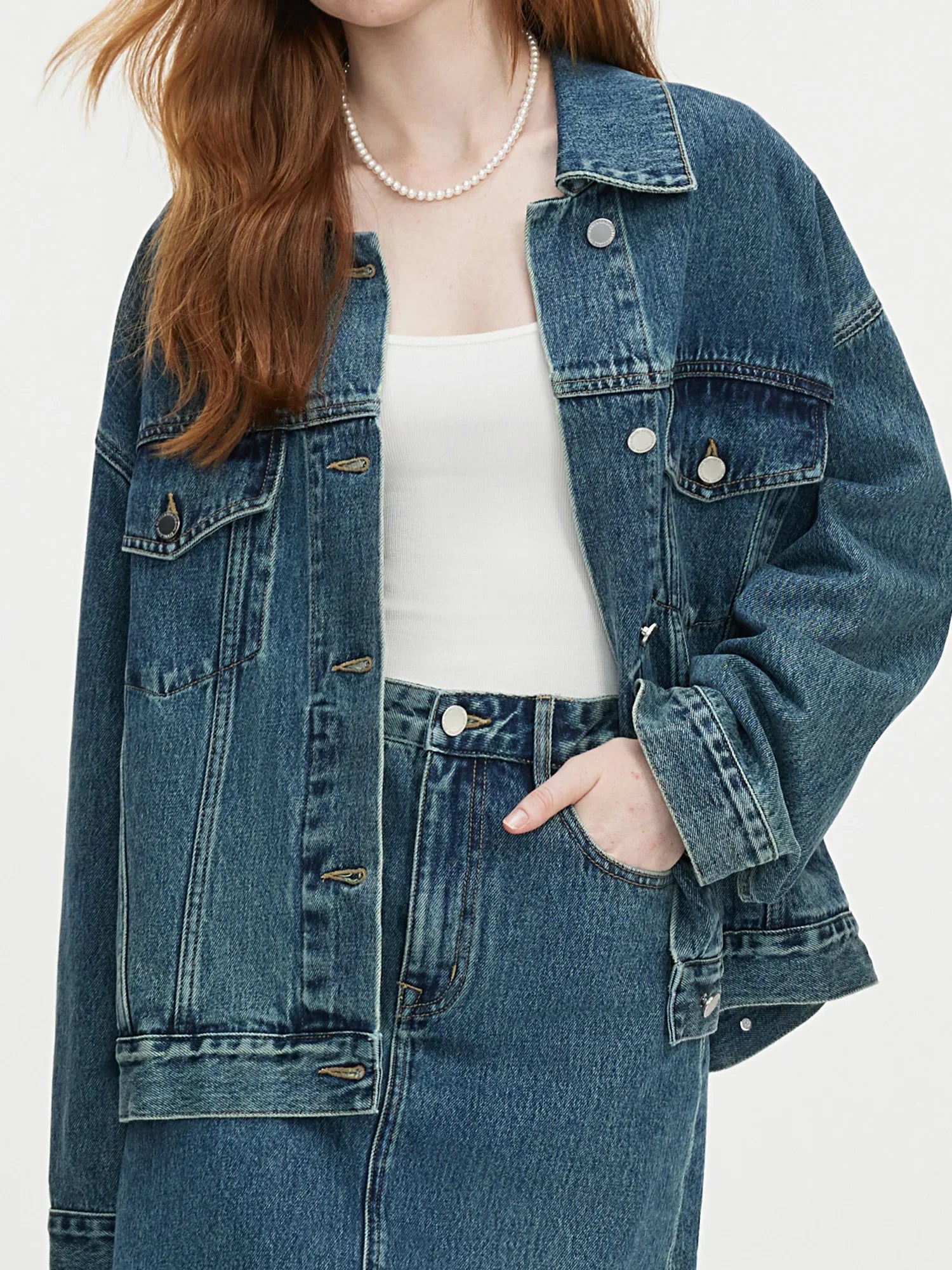 Simple Retro Denim Outfits