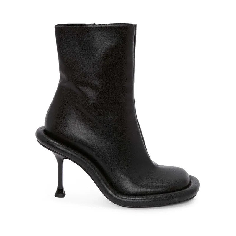 Denim Elegance Short Boots