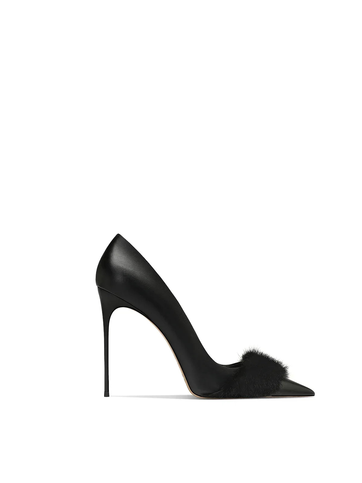 Refined Pointed Thin Heel Pumps
