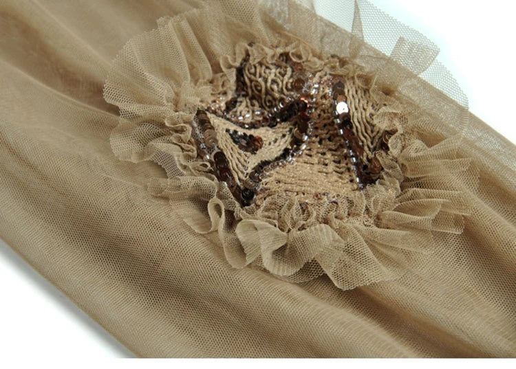 Gorgeous Round Neck Ruffle Party Dress