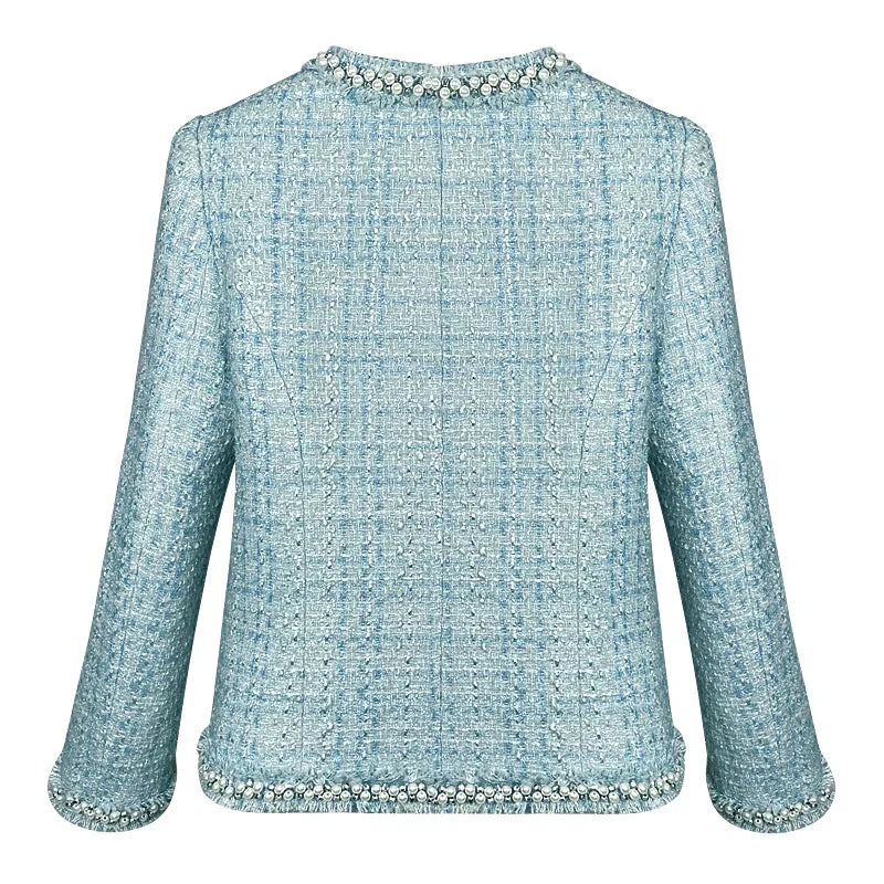 Elegant Coarse Floral Short Jacket