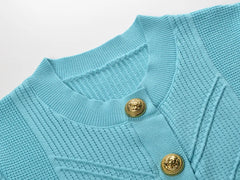 Elegant Knitted Matching Suit
