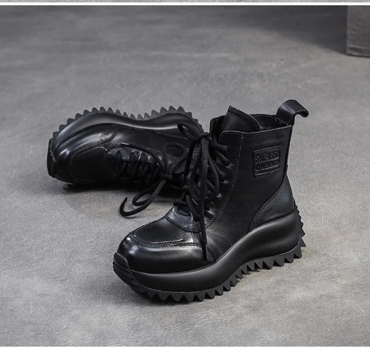 Motorcycle Moccasin Ankle Booties