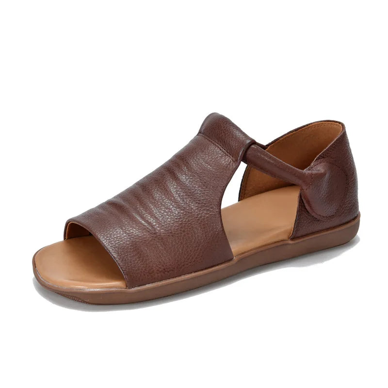Comfortable Soft Peep-Toe Sandals