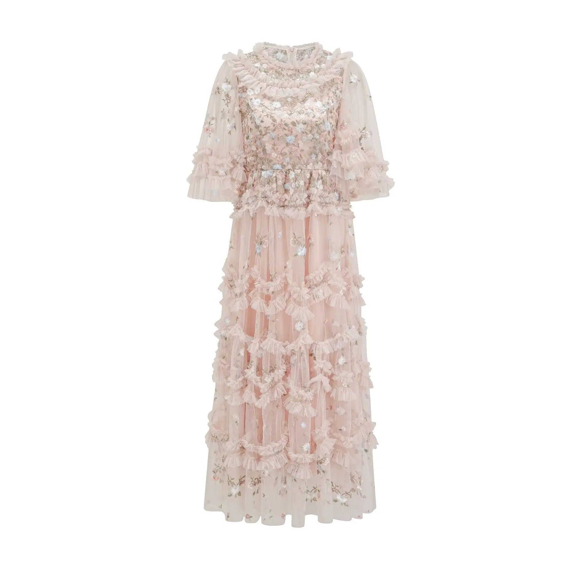 Romance in the Making Floral Mesh Dress