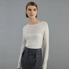 Modish Bright Wool Pullover Sweater