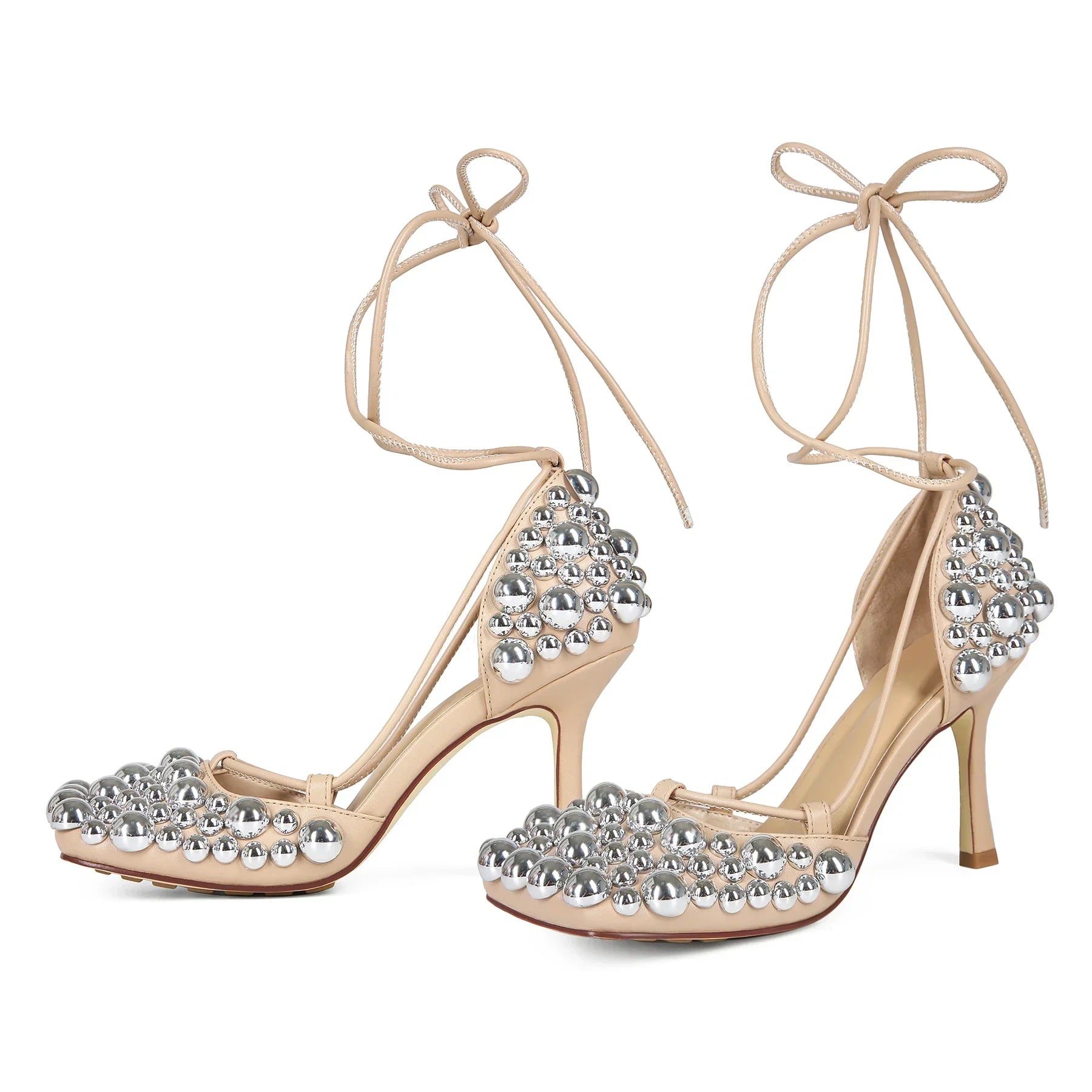 Charming Cross-Strap High Heel Sandals