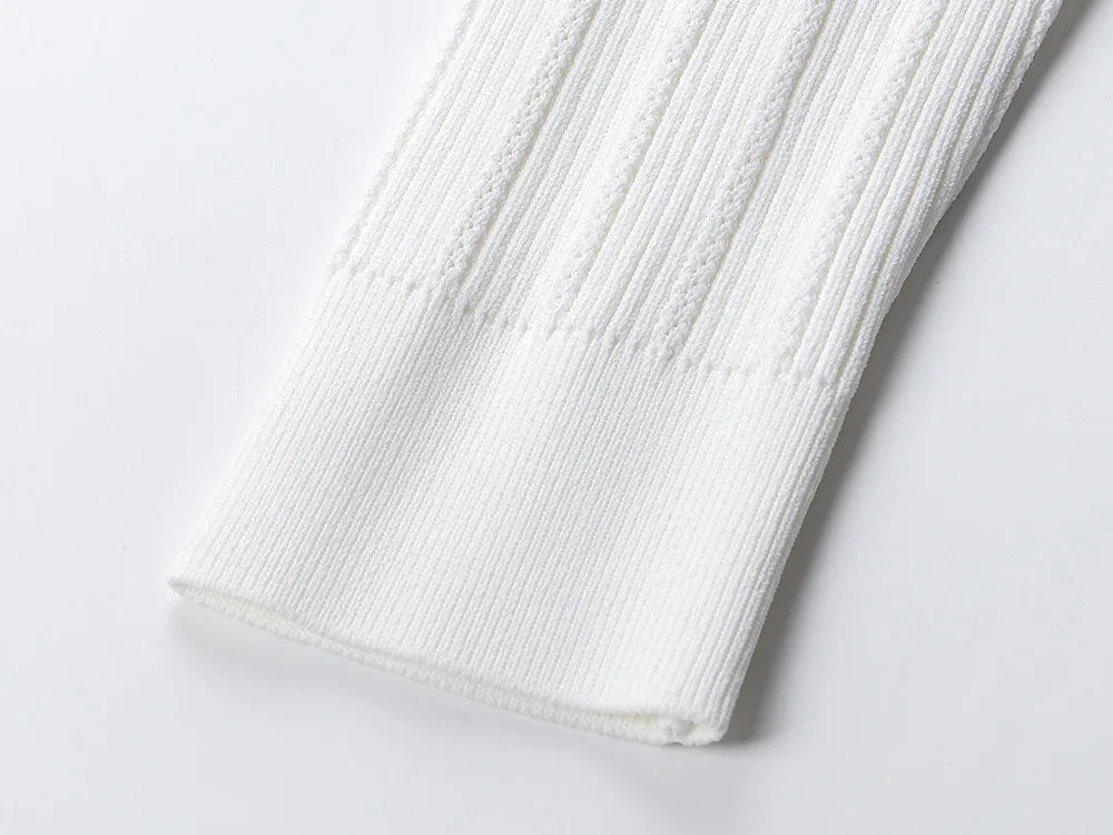 Slim Stretchy Knitted Cardigan