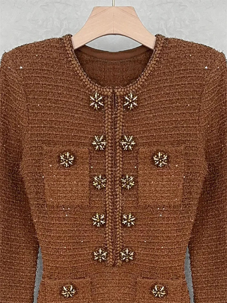 Beading Diamonds Evening Dress