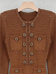 Beading Diamonds Evening Dress