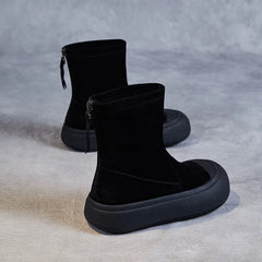 Comfy Wedge Chimney Ankle Boots