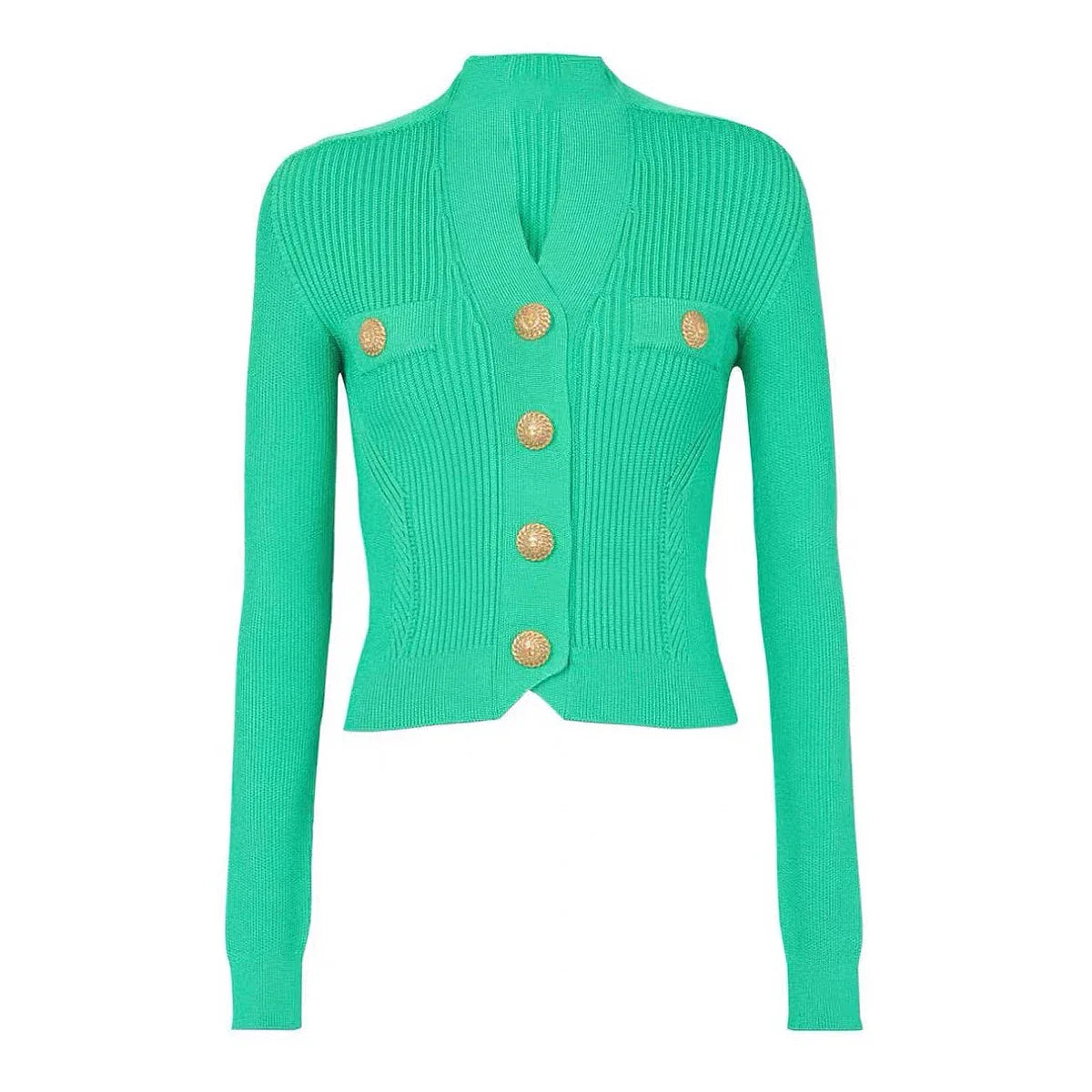 Versatile Short V-neck Cardigan
