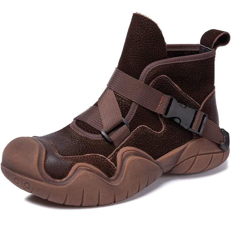 Ethnic Flats Suede Boots