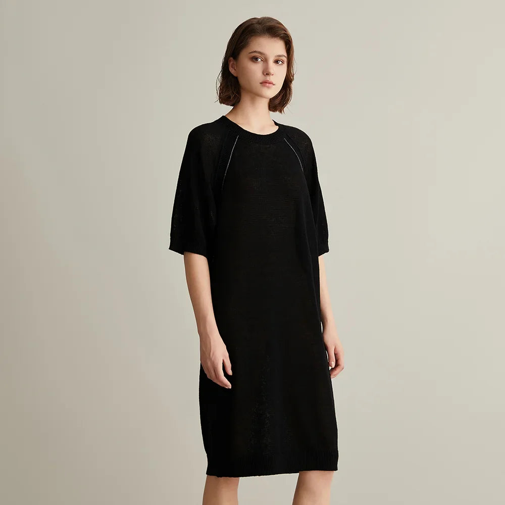 Long Loose Linen Dress