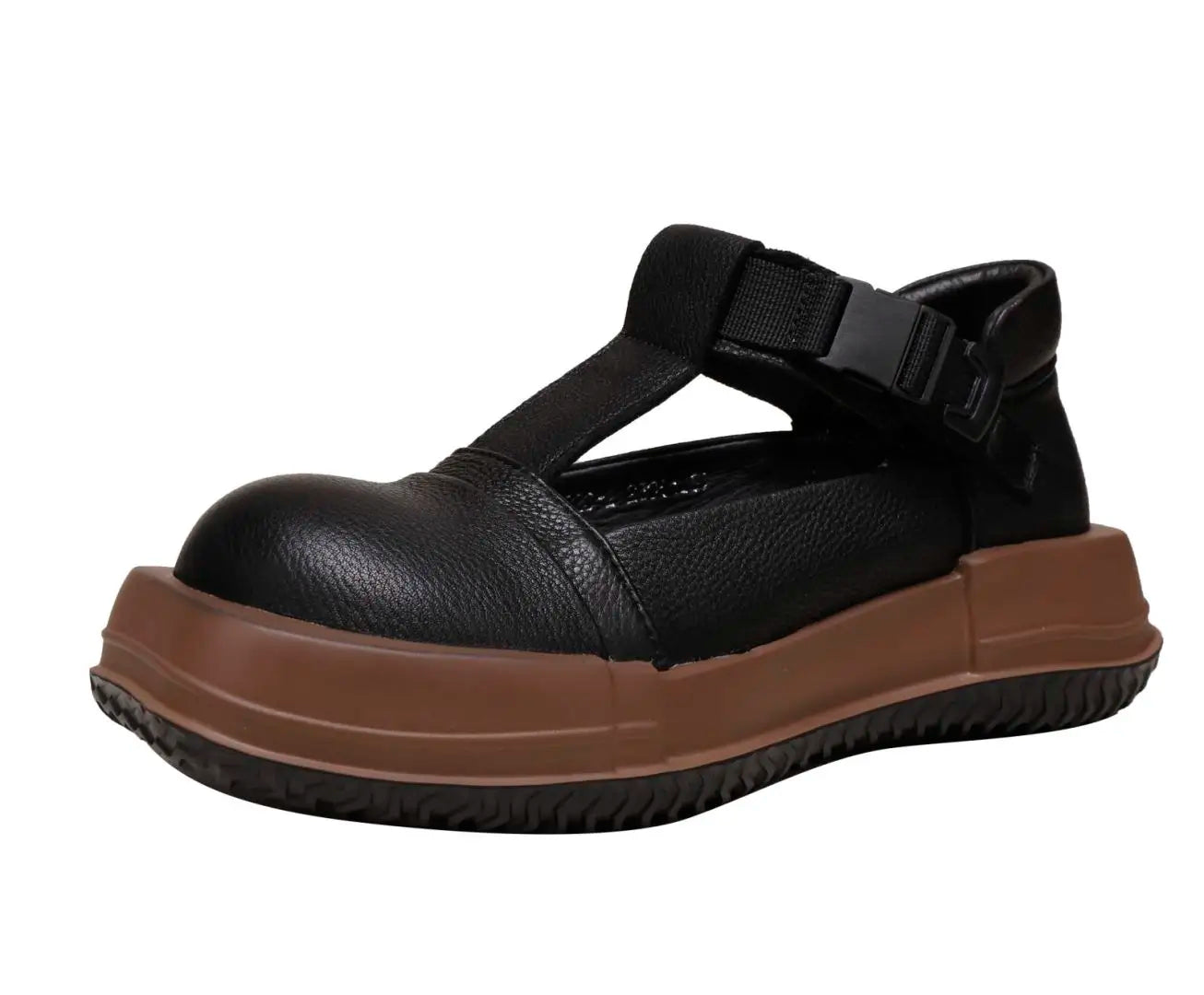 Mary Jane Buckle Wedge Ethnic Shoes