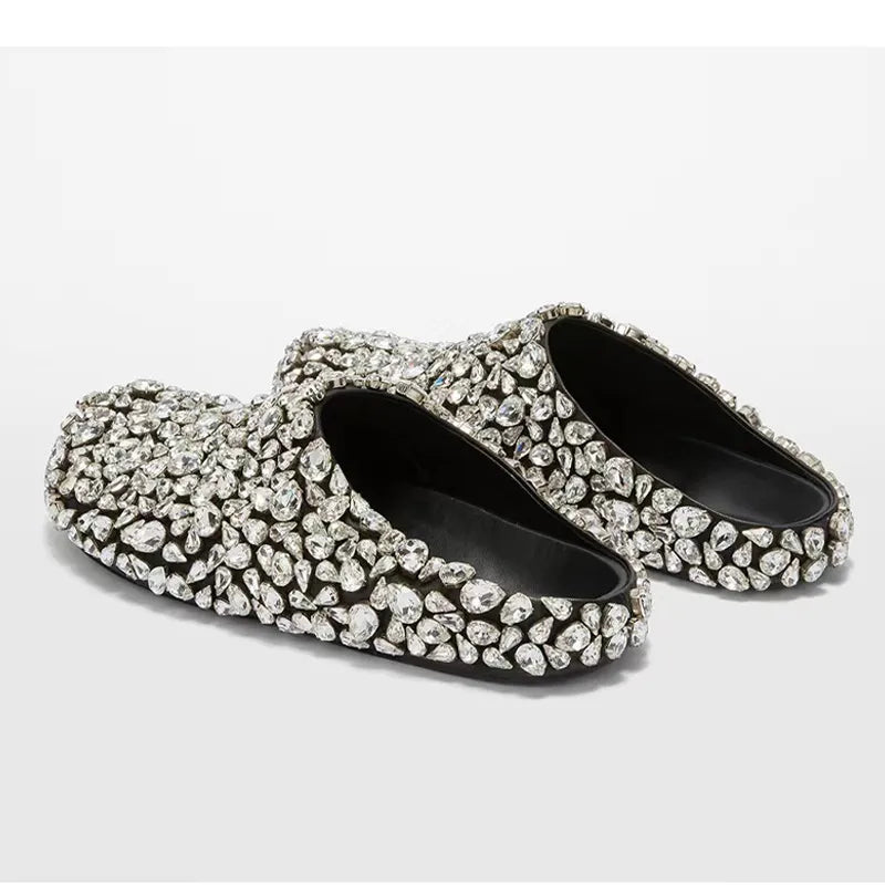 Rhinestone Women's Flat Shoes