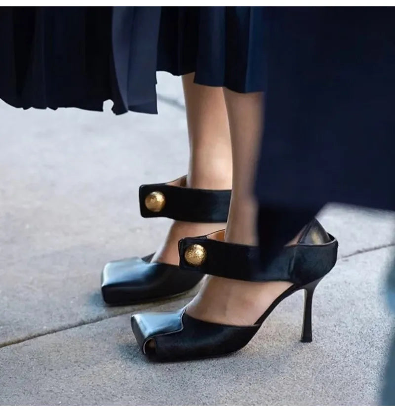 Mary Janes Stiletto High Heels