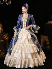 Shiny Beaded Regal Ball Gown