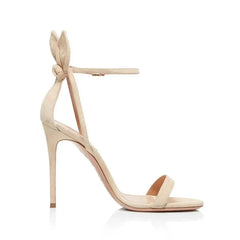 Classic Bowknot Thin Heigh Heel Sandals