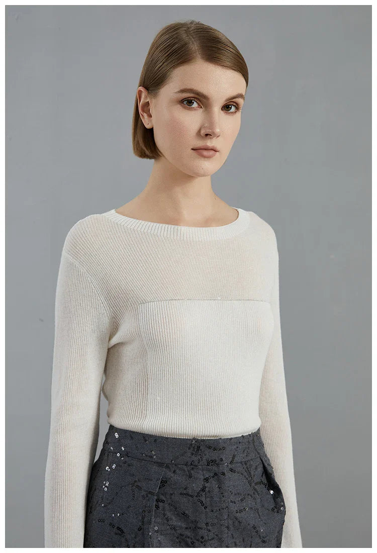 Modish Bright Wool Pullover Sweater