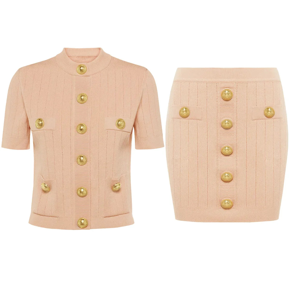 Stylish O-Neck Elastic Knit Cardigan