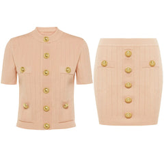 Stylish O-Neck Elastic Knit Cardigan