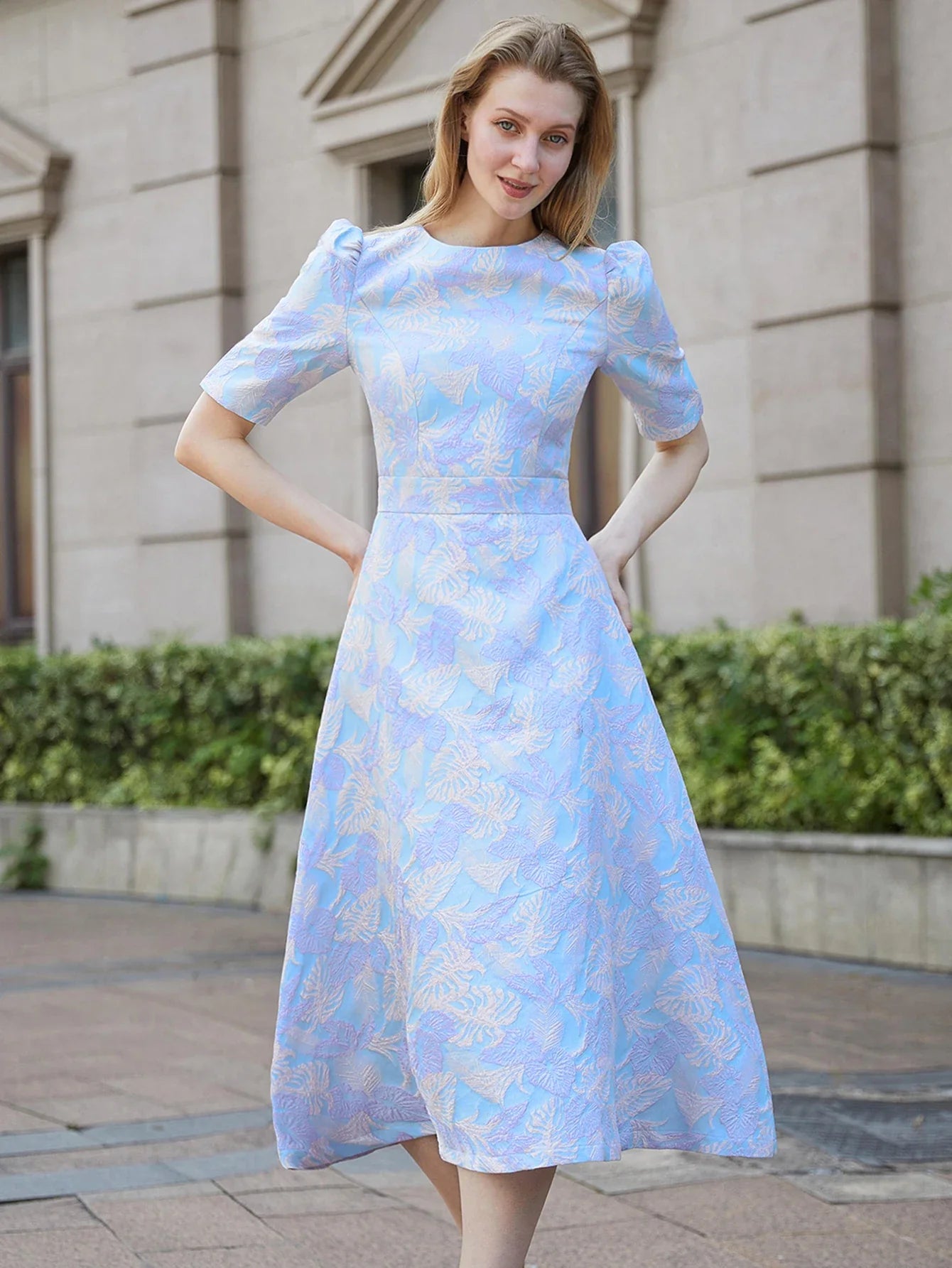 Temperament Floral Formal Party Dress