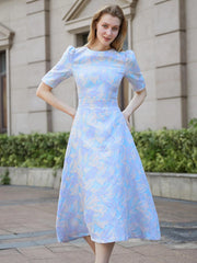 Temperament Floral Formal Party Dress